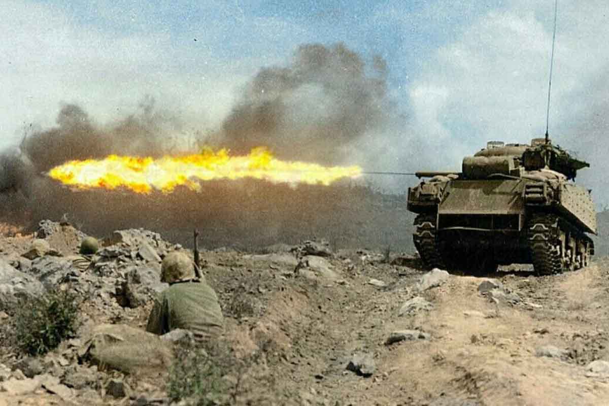 This Is the Marine Corps Flamethrower Tank That Won at Iwo Jima